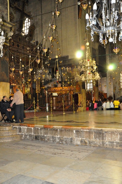 Interior of Nativity Church. March 2012